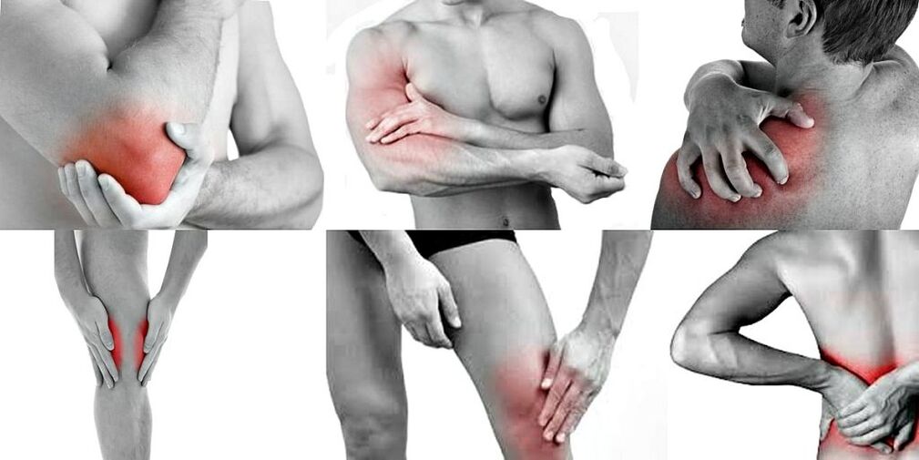 Tipos de dor nas articulacións